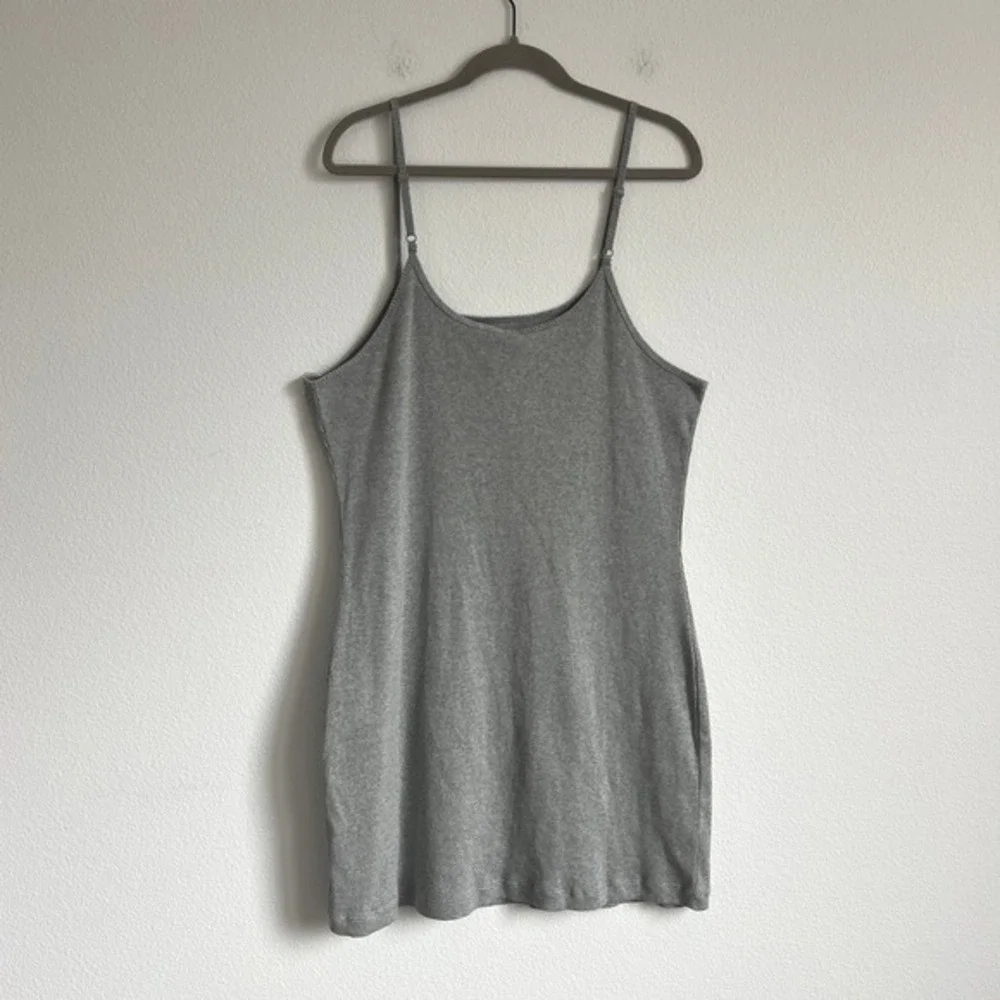 Nike Gray Sportswear Essential Ribbed Women's Dress XL 90's "Off-Duty Athlete" - Picture 7 of 7